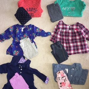 6 carters outfit $18